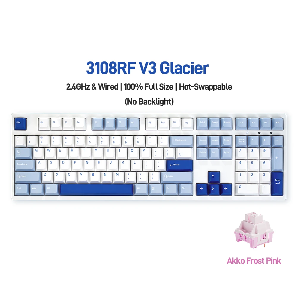 Akko 3108 V3 Mechanical Keyboard 2.4GHz Wireless