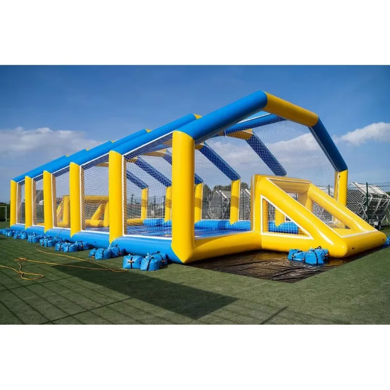 Custom Sports Soccer Court Inflatable Training Game Arena Football Pitch Tube Frame Airtight Giant Inflatable Structure