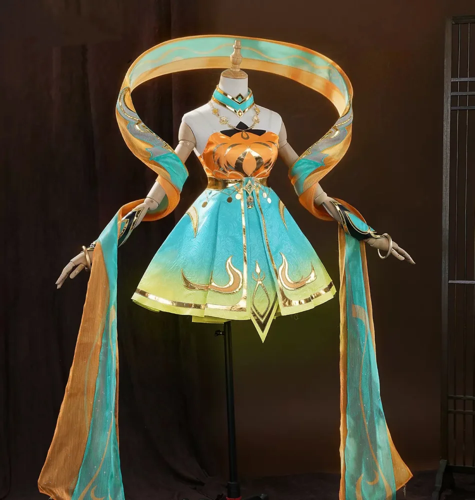 

Костюм для косплея COSMART Honor of Kings Chang'e, игровая униформа для аниме-вечеринок, одежда для ролевых игр на Хэллоуин