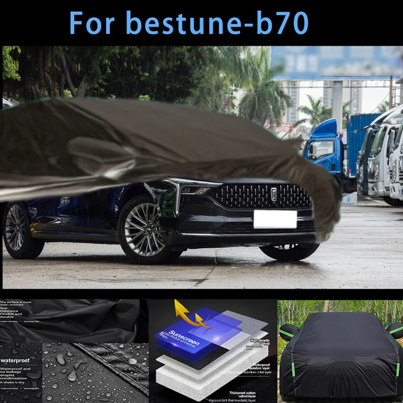 

For bestune-b70 Outdoor Protection Full Car Covers Snow Cover Sunshade Waterproof Dustproof Exterior Car accessories