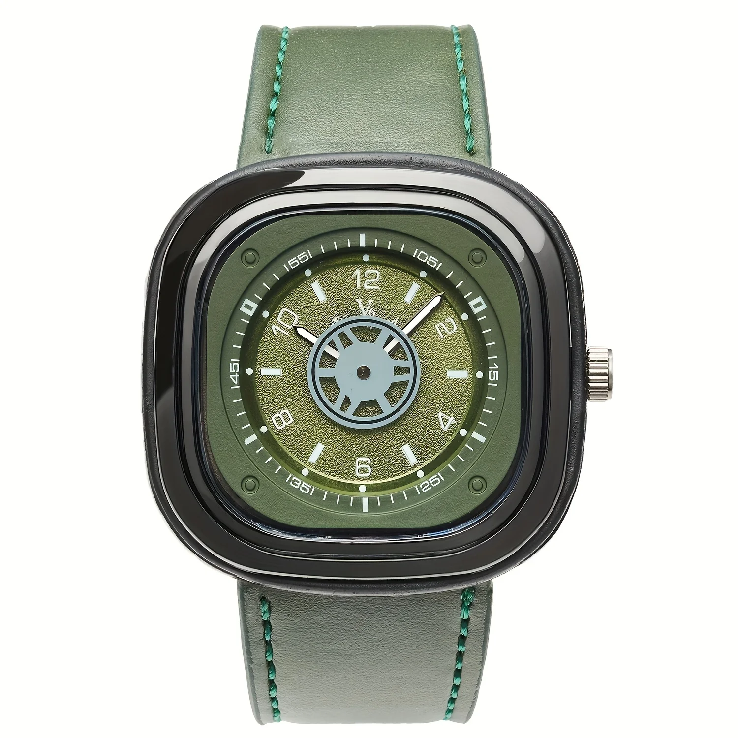 European and American style trendy large dial watches for men and women, business watches, square leisure quartz watches