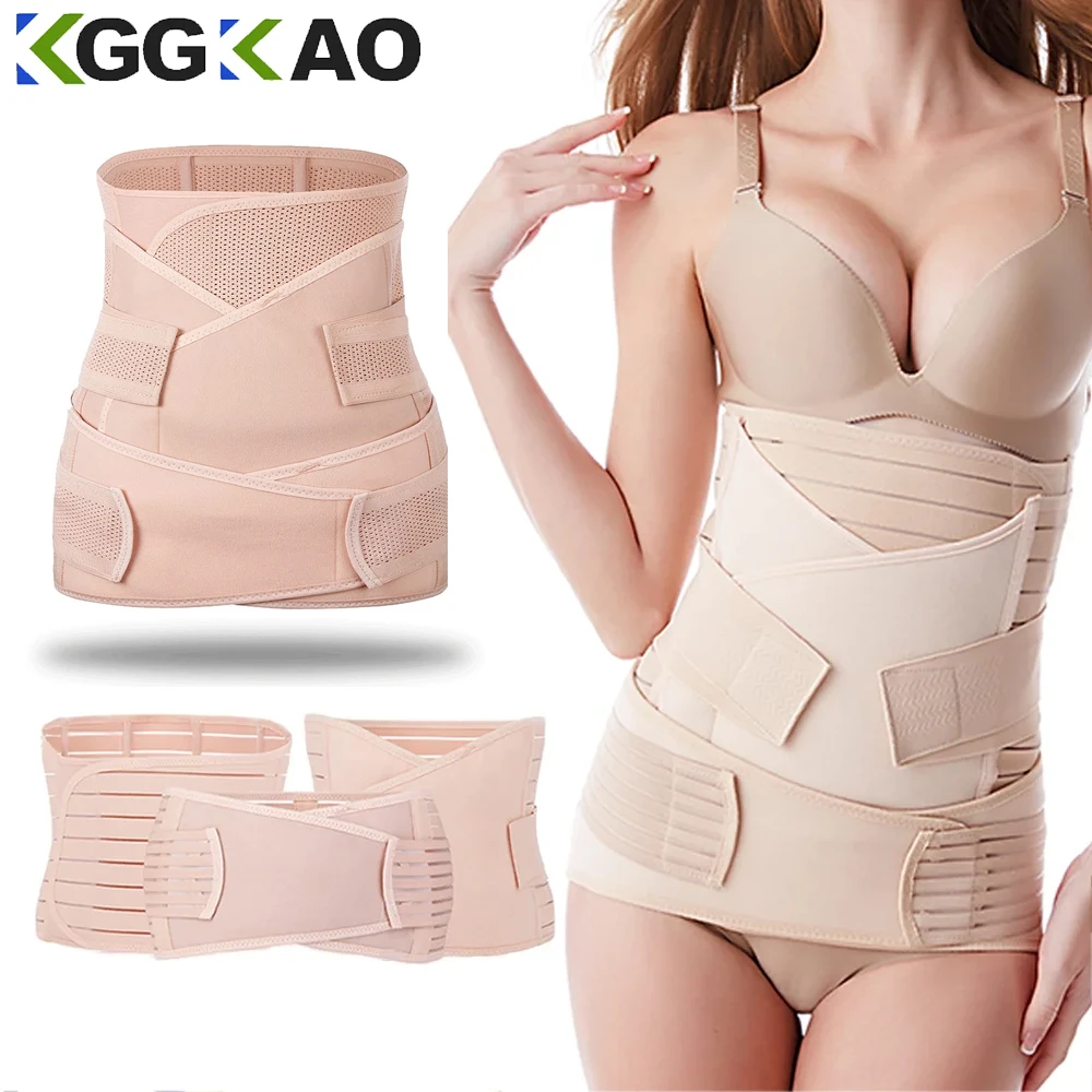 

3 in1 Corset Postpartum Belly Band Pregnant Women Tummy Belly Pelvis Belt Wrap Waist Trainer Recovery Bandage Strap Body Shaper