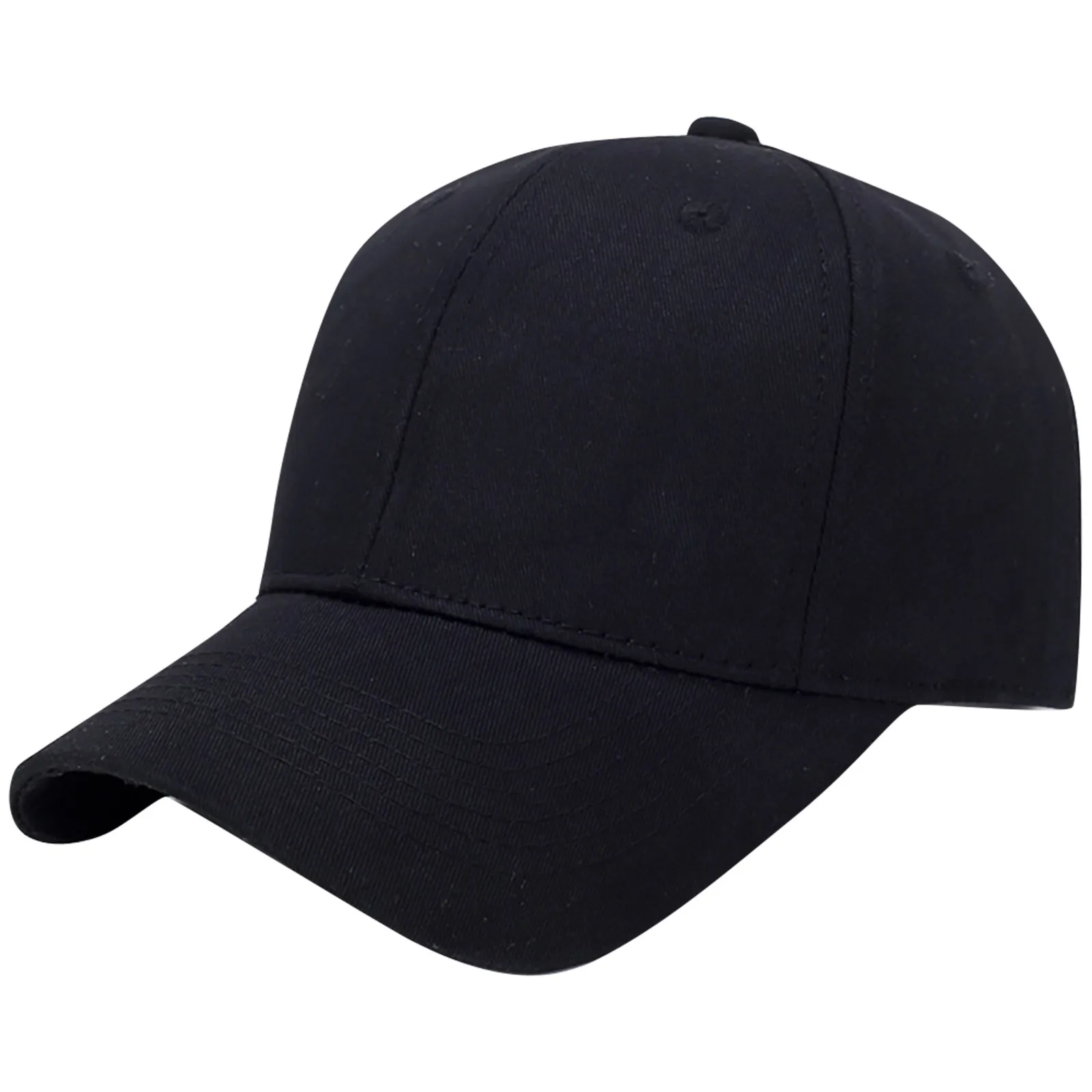 ‌Classic Cotton Baseball Cap Breathable Unisex Design Adjustable Snapback Closure Lightweight Casual Trendy Summer Streetwear