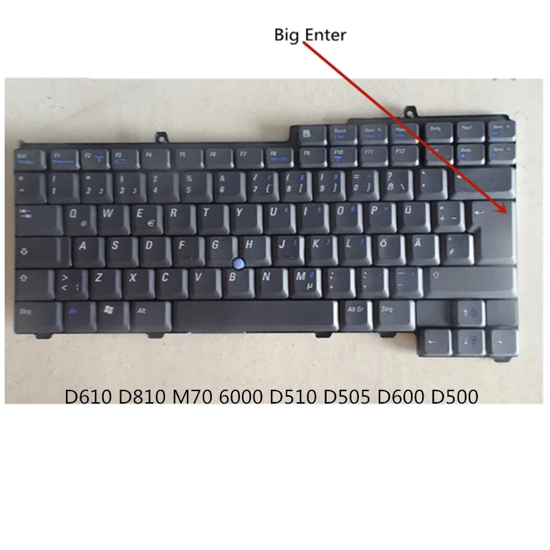 Novo teclado de layout de laptop para Dell D610 D810 M70 6000 D510 D505 D600 D500
