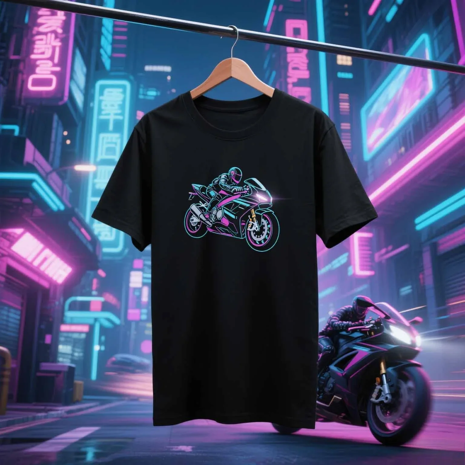 

2025 New Sleeve Tide Brand Cyberpunk Skiing Elements Style Printing Trend Loose Pure Cotton Men's and Women's Short Sleeves
