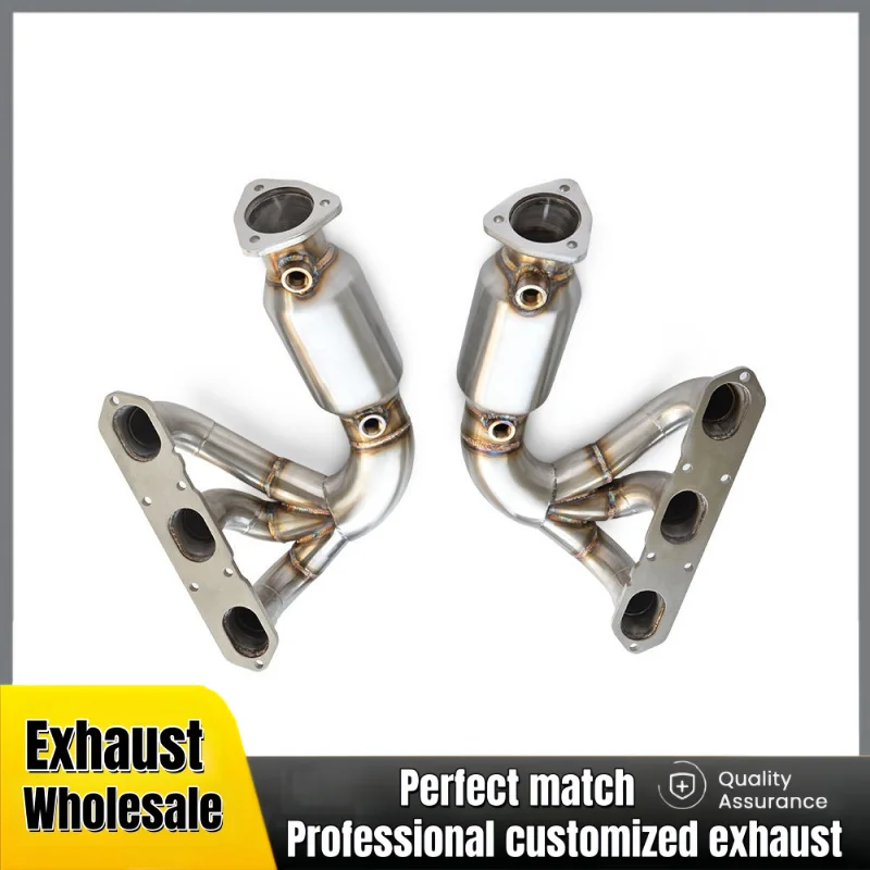 

Exhaust Manifold for Porsche 987/987.1 Boxster/Cayman S 3.4 2004-2005 SS304 Racing Performance Exhaust Pipe Perfect Modification