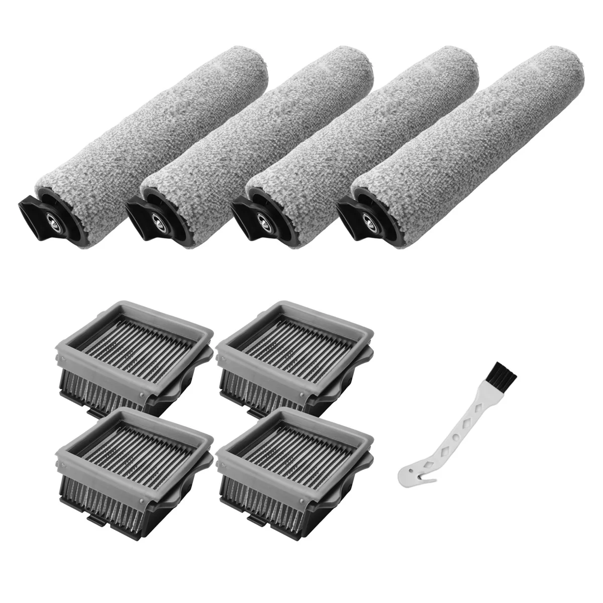 Rouleaux de brosse et filtres d'aspirateur de remplacement pour aspirateur sec et humide sans fil Tineco IFloor 3 et Floor One S3