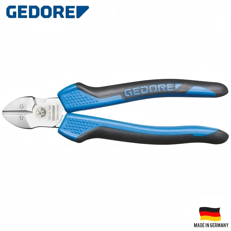 

Немецкие диагональные фрезы GEDORE 8314-180 7 дюймов (185 мм) — 63-65 HRC, обрезка проволоки 2,0 мм, тонкая головка для плотных помещений