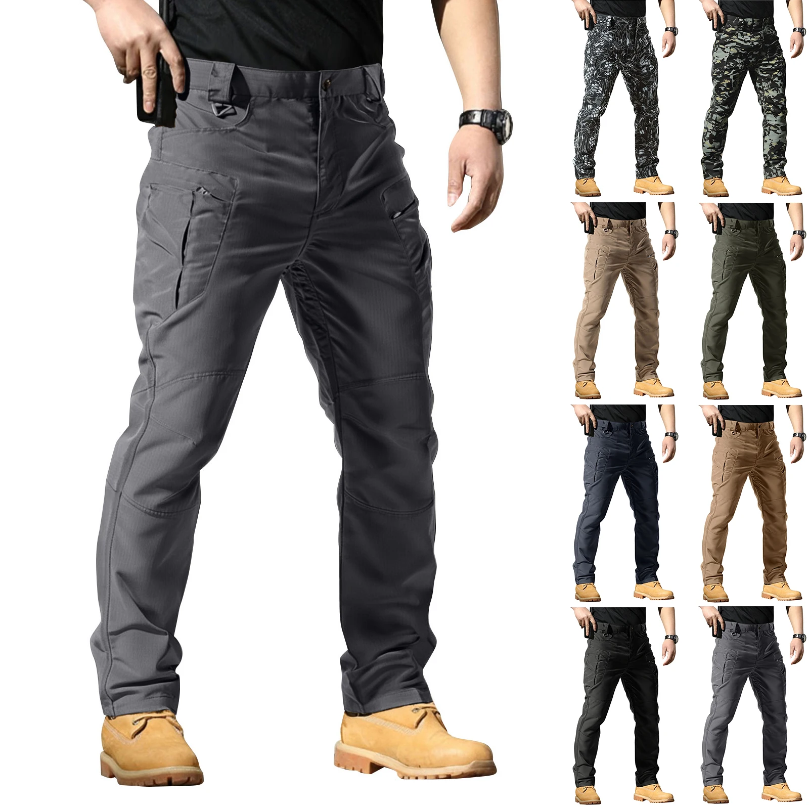 Multi Pocket Cargo Pants Trending Outdoor Trousers Bestseller Multi Color Straight Leg Top Seller Mens Wear Waterproof 2026