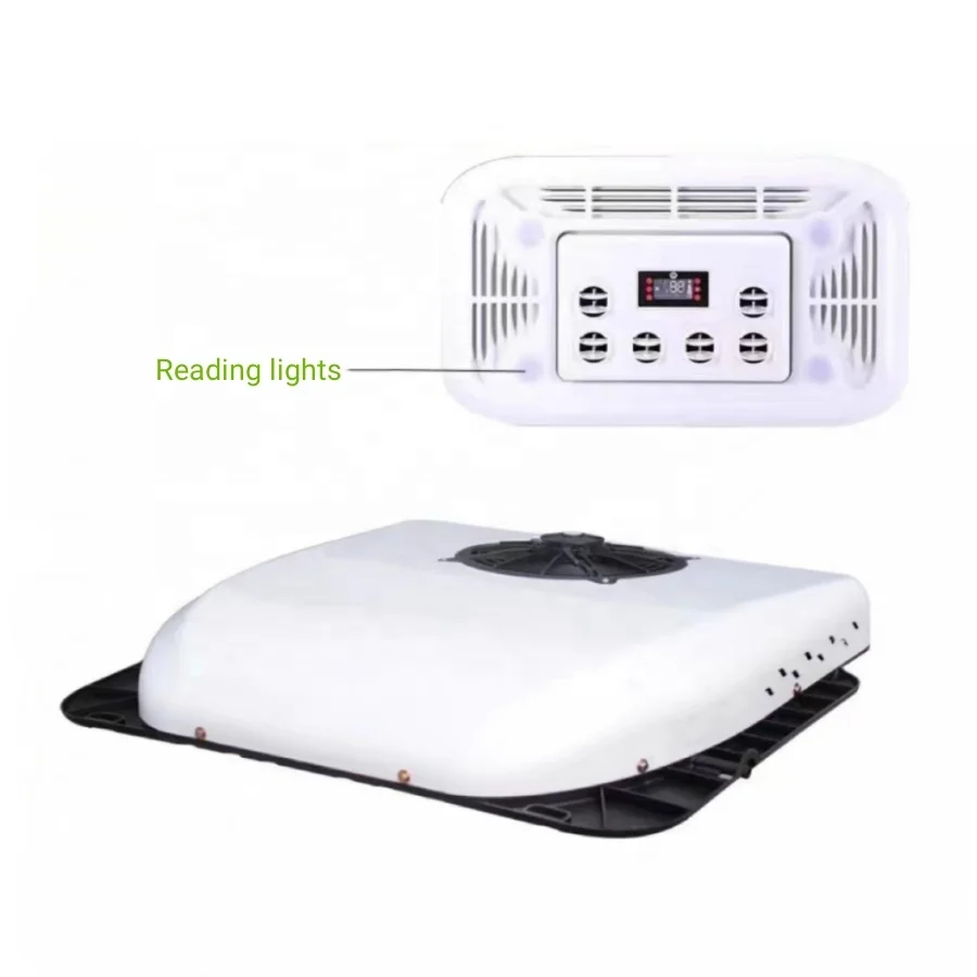 24 فولت شاحنة النائم وقوف السيارات برودة التيار المتناوب عدة سيارة 12 فولت ضاغط جرار كهربائي مكيف الهواء الكابينة للشاحنات #2