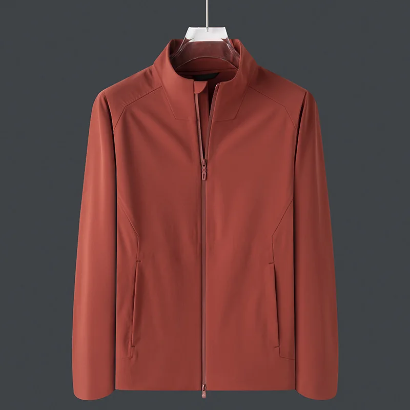 Autumn Winter Casual Long-Sleeved Outdoor Soft Shell Windproof And Waterproof Sport Red Black Beige Jacket Coat
