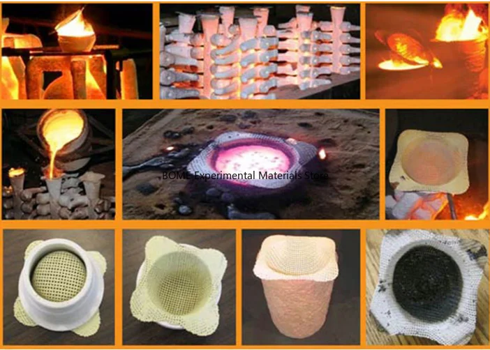 High-Quality Zirconia Filter φ40MM Silicon Carbide Foam Ceramic Filter High-Temp Resistant Cast Steel Material