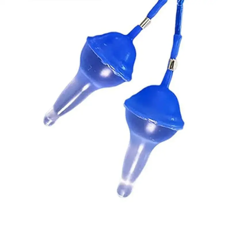 ‌ 1/2 زوج قابلة لإعادة الاستخدام الحد من الضوضاء سدادات لينة نفخ حماية الأذن للخارجية ليلة النوم الأذن المقابس مريحة ﻿