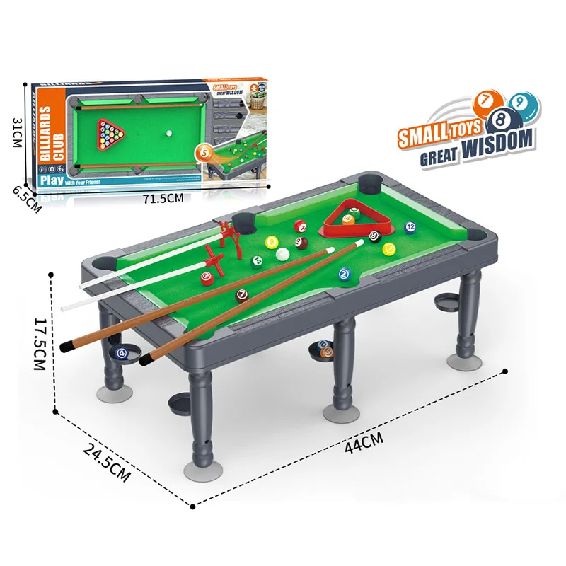 

Children Billiard Table Children's Toy Large Foldable Mini Desktop Pool Billiards Set Snooker Game Table for Indoor Outdoor Play