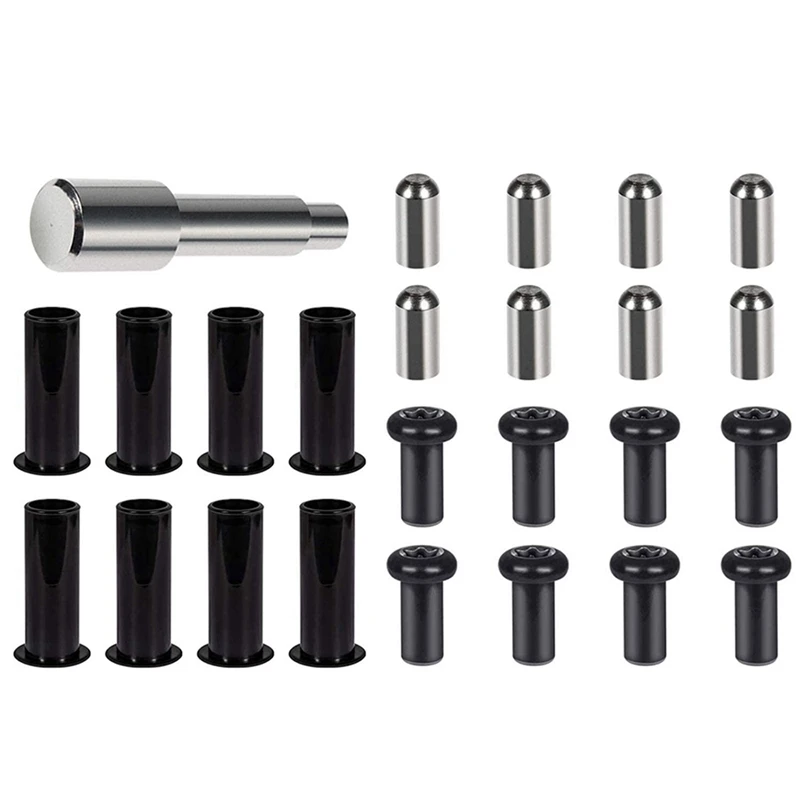 Door Pin Guides & Door Hinge Nuts & Door Bushing Removal Tool For Jeep Wrangler JK JL 2007-2020 Door Hinge Pin 25 PCS