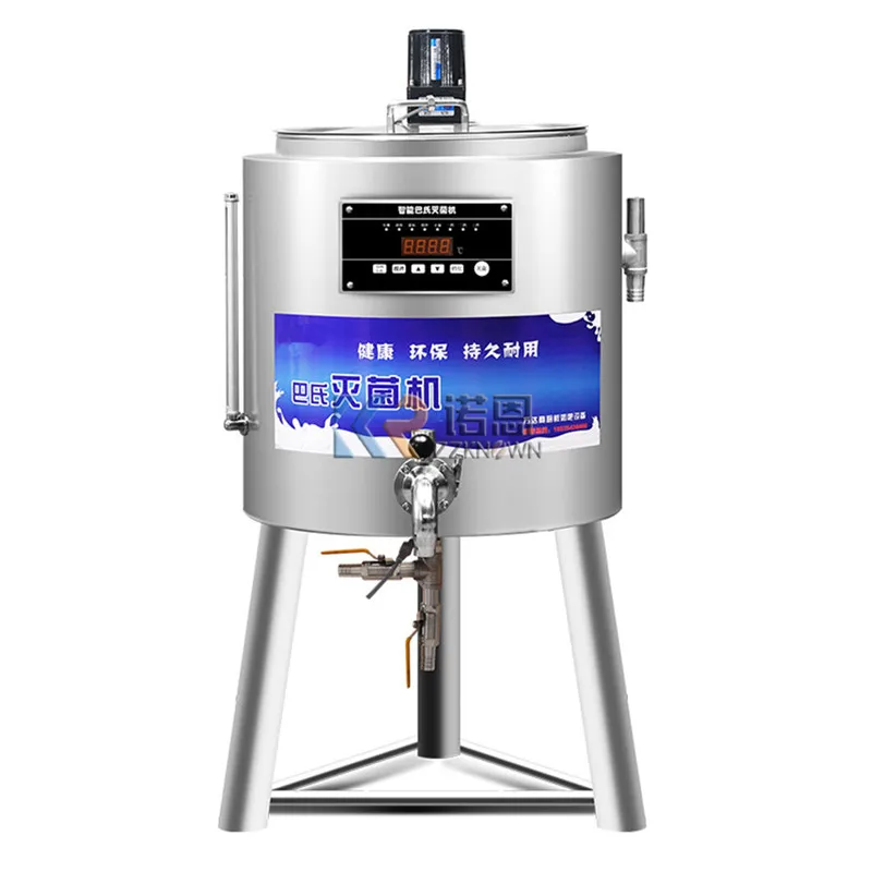 In Stock 30L 60L Milk Pasteurization Machine High Temperature Steam Boiler Sterilization Yogurt Pasteurizer Tank Heat Processing