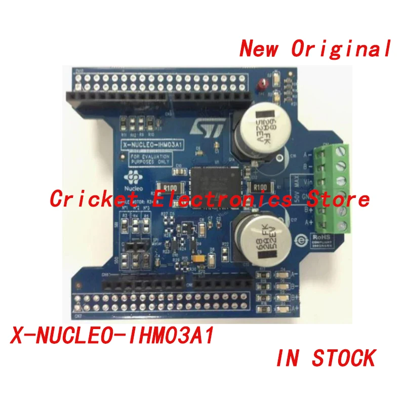 

X-NUCLEO-IHM03A1 High power stepper motor driver expansion board based on powerSTEP01 for STM32 N