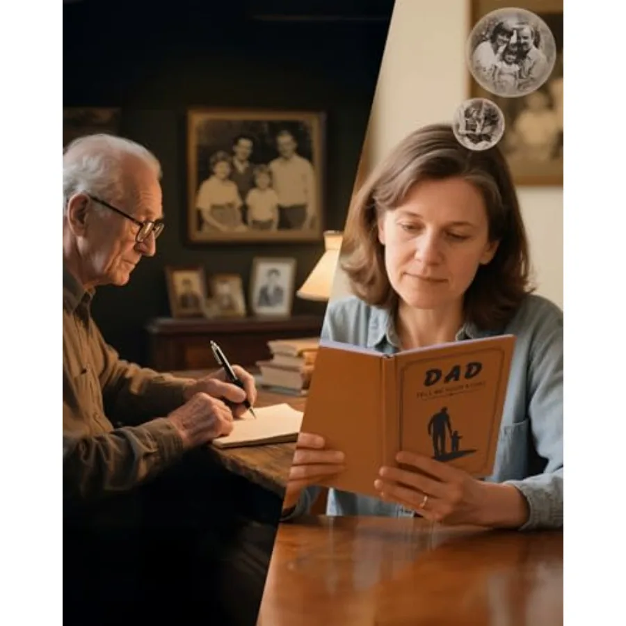 Dad I Want to Hear Your Story Father's Day Gifts For Dad Birthday Gift Fathe Day Gift Dad's Life Story Jourl for Him Men Husban