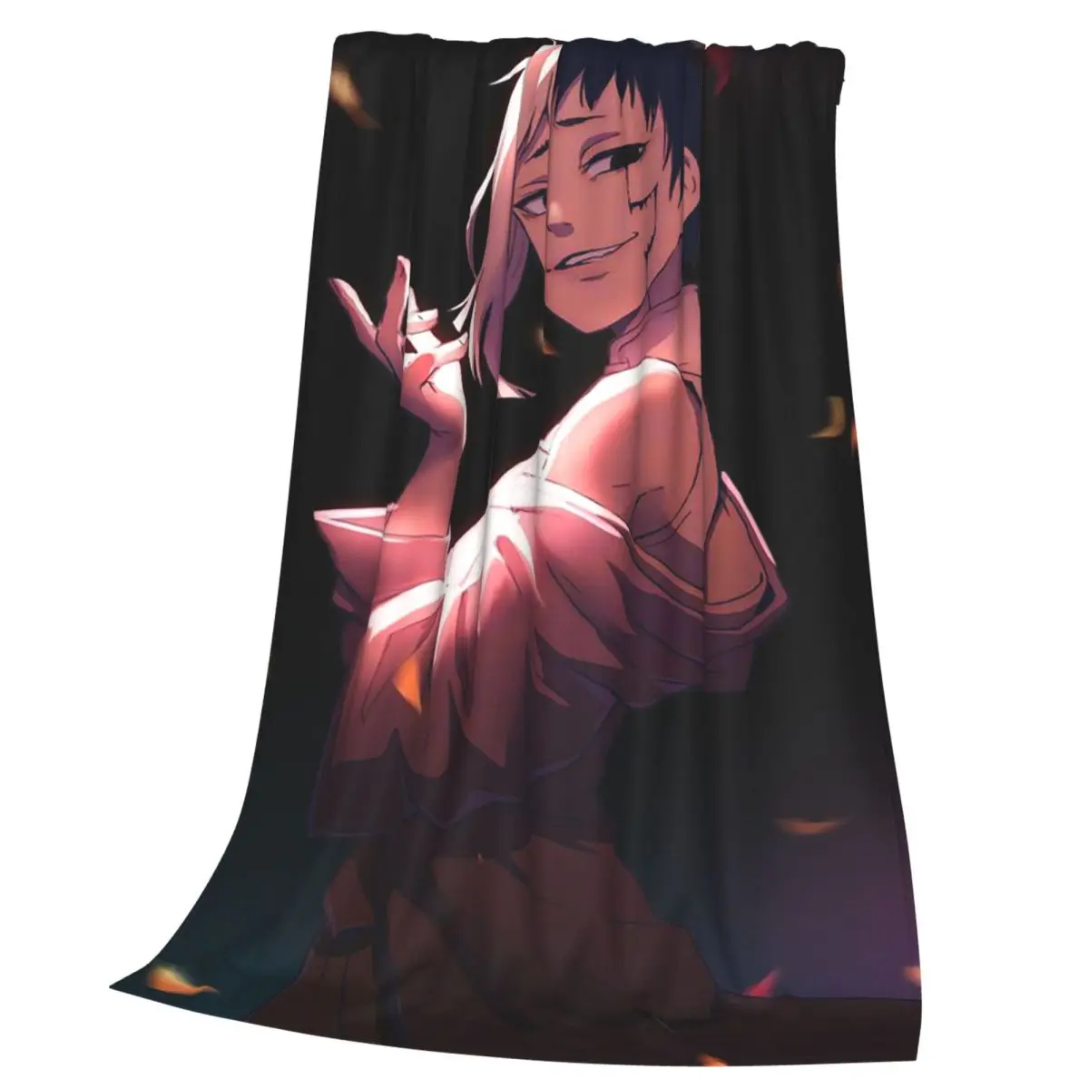 Gen Asagiri Dr Stone Apan Anime Blankets Soft Warm Flannel Throw Blanket Cover for Bed Living room Picnic Travel Home Sofa