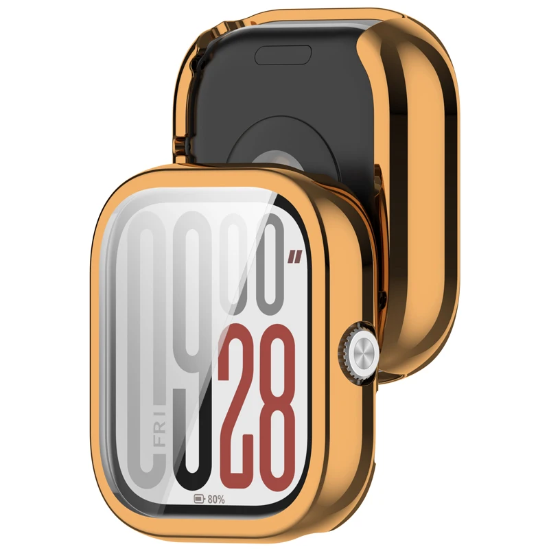 Capa completa para redmi watch5 esim smartwatch tpu chapeamento protetor de tela caso quadro pára-choques escudo para redmi watch5 acessórios