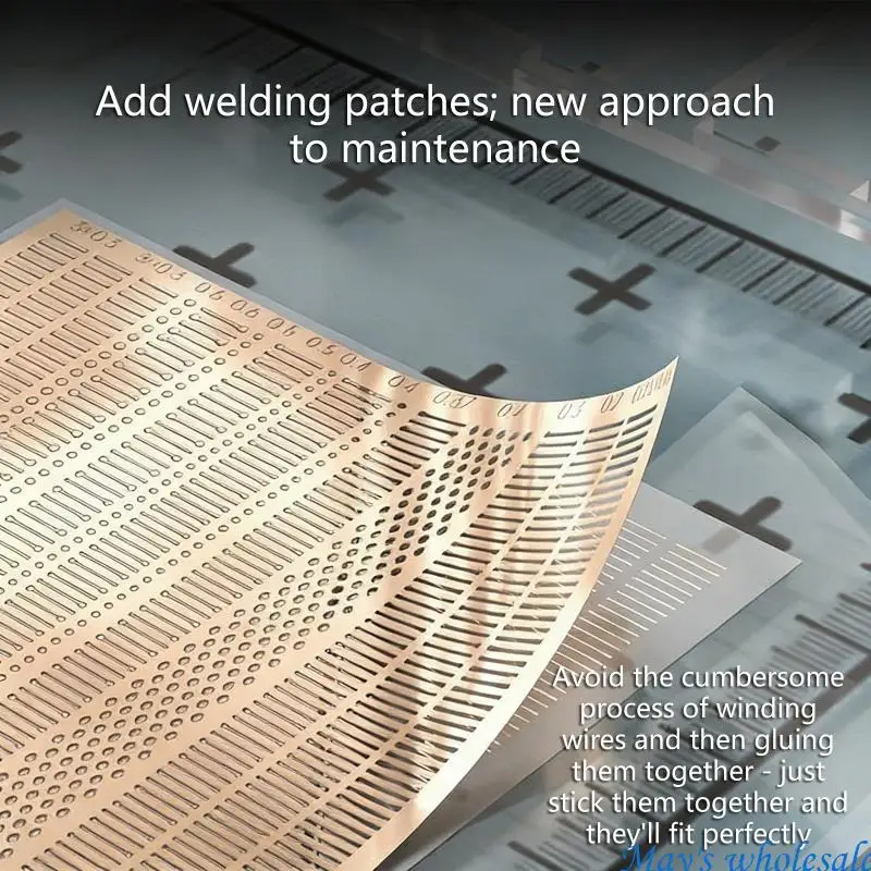 Industrial Strength Conductive Copper Mat AntiExplosion Gasket ExplosionProof Performances In PCB Work DIY Projects 448A