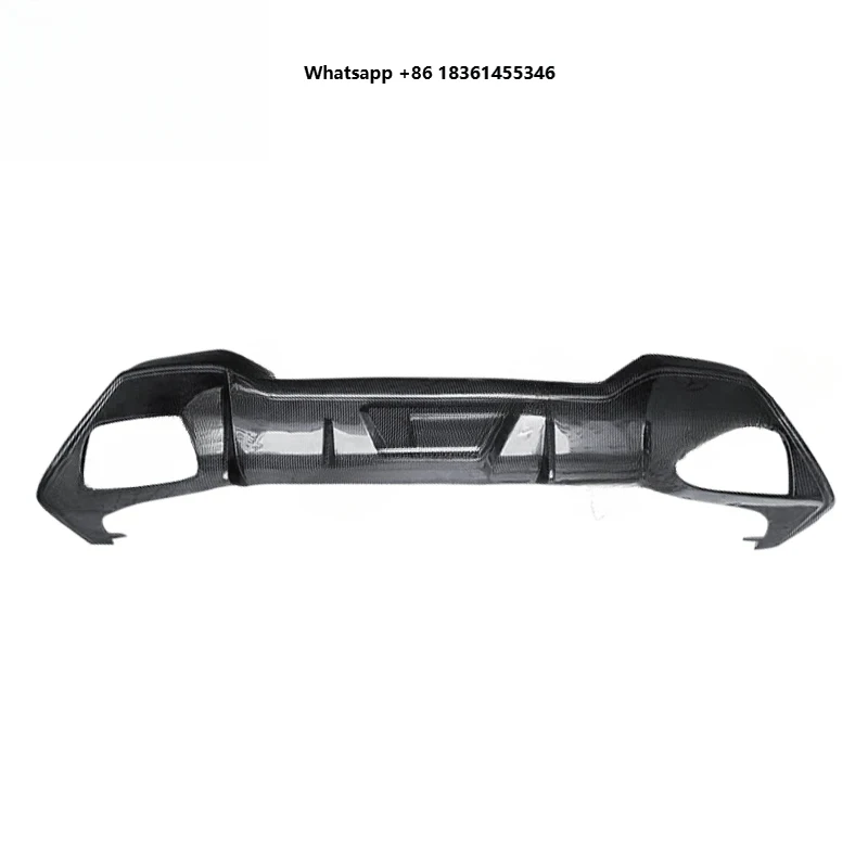 

For 8 Series G14 G15 G16 2019 Rear Bumper Lip Body Kit High Quality AC Style Carbon Fiber Rear Diffuser with LED Light