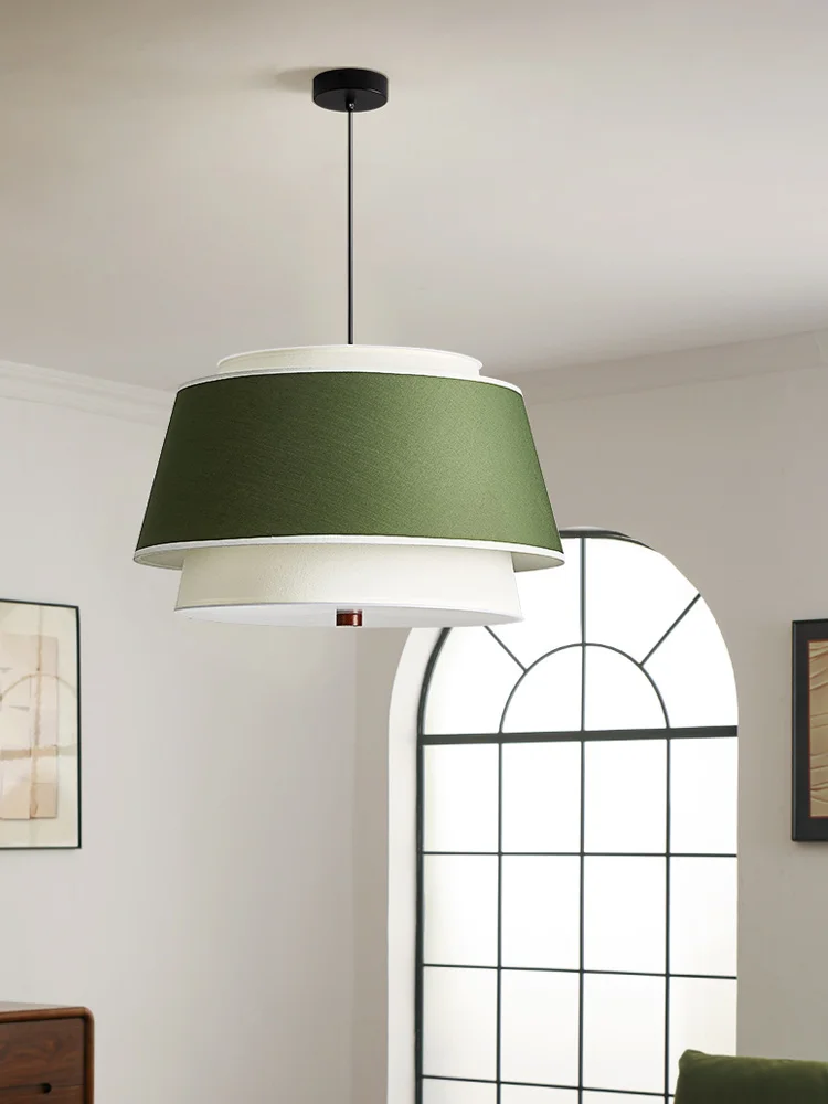 Modern aesthetic living room LED pendant light French personalized creative dining room bedroom