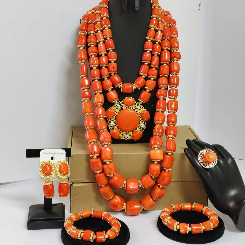 coral beads for nigerian wedding real