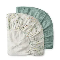 Multiple sizes Newborn Bed Sheets Baby Fitted Crib Sheets Bed Mattress Covers Cotton Solid Color  Bedspread 2024 Baby Bed Sheets