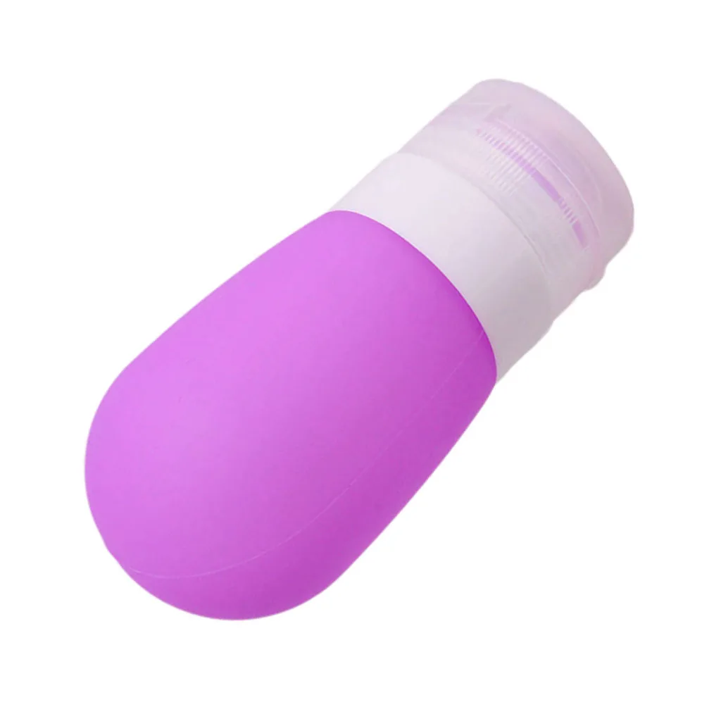 80ml シリコーン トラベル パッキング ボトル ローション シャンプー バス コンテナー ブルー