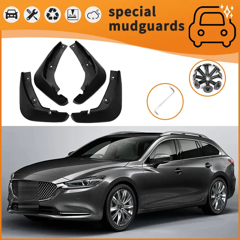 

For 13-21 Mazda Atenza models Mudguards Fender Mudflaps Front Rear Flares Splash Guards Cover Car Accessorie