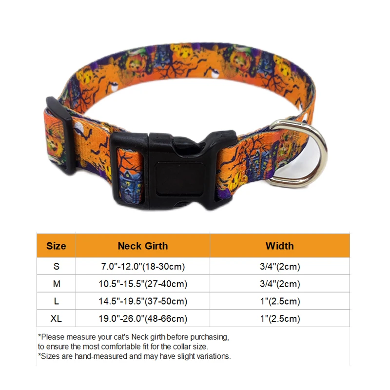 Halloween dog collar dog leash holiday dog collars dogs leash pet collar pet leash for small medium large dogs