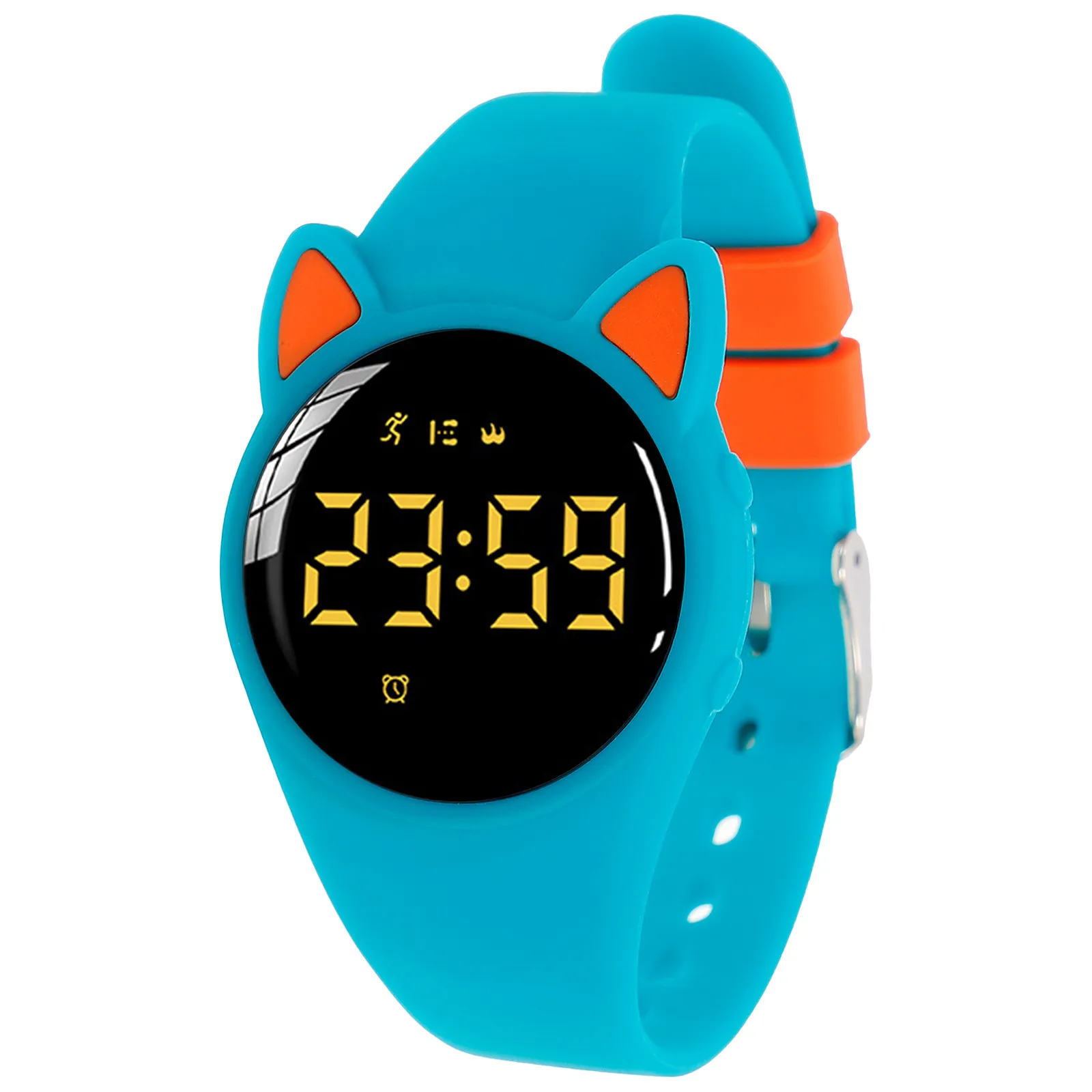 Kids Electronic Watch Waterproof Multifunctional Student Sports Digital Watch Adjustable Luminous Display