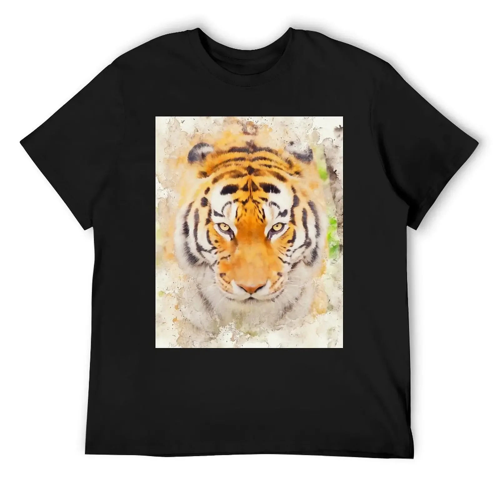 Wild Tiger T-Shirt anime t shirts for a boy heavyweights baggy shirts Men's t-shirts