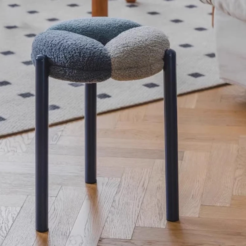 

Красочный стул дофамина, высокопрочный штабелируемый акцентный стул из губки для гостиной, столовой, небольшие места для сидения