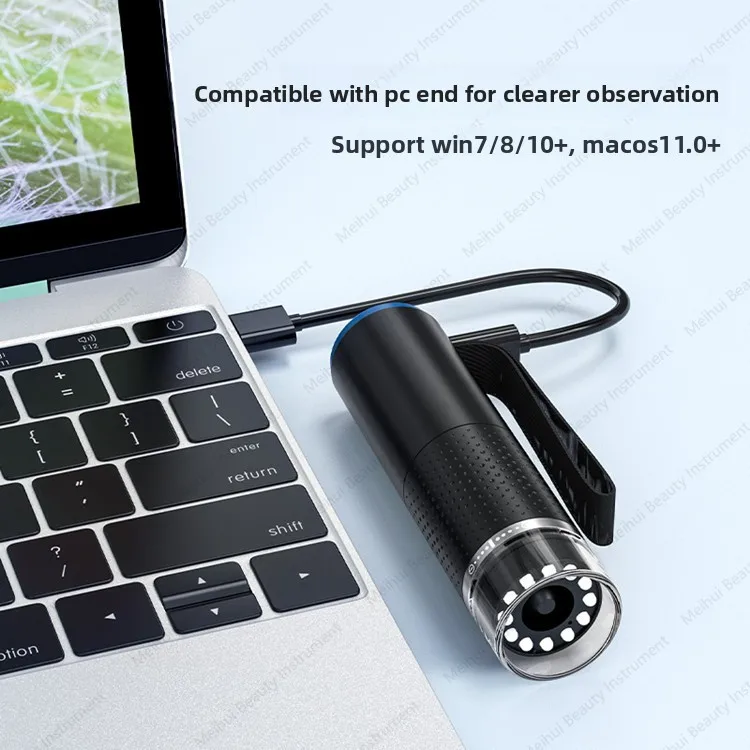 High Definition Beauty Hair Detection Portable Microscope Scalp Detector WiFi Beauty Electronic Digital Microscope