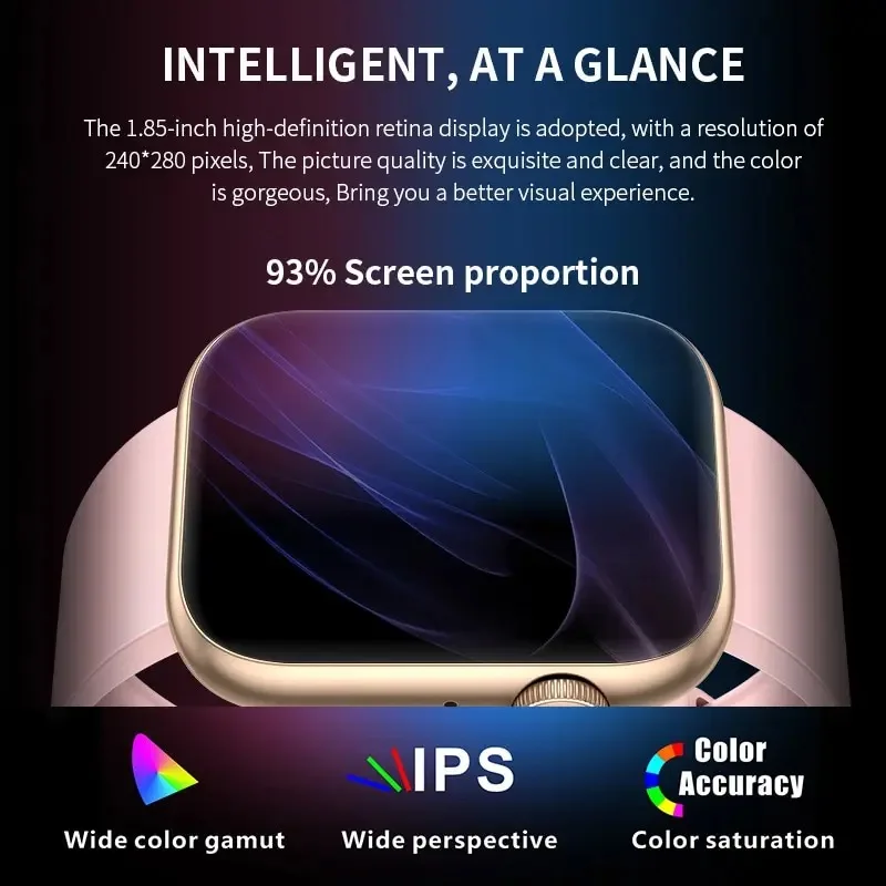 2025 ساعة 10 ساعة ذكية للرجال BT دعوة درجة حرارة الجسم NFC دائما على عرض GPS الساعات الرياضية ساعة ذكية آيفون أندرويد