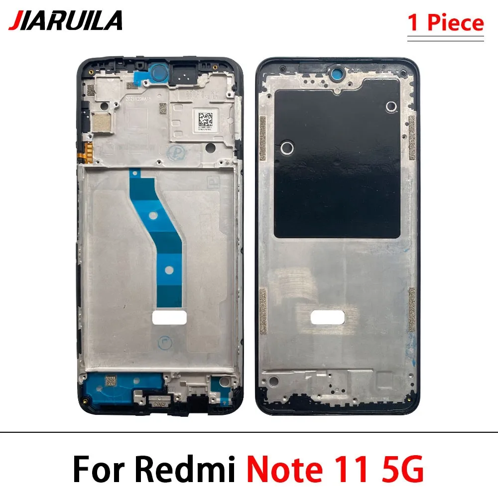 Front Housing LCD Display Frame For Xiaomi Redmi Note 11 Pro 5G 2201116SG Housing Middle Frame Bezel Plate Cover