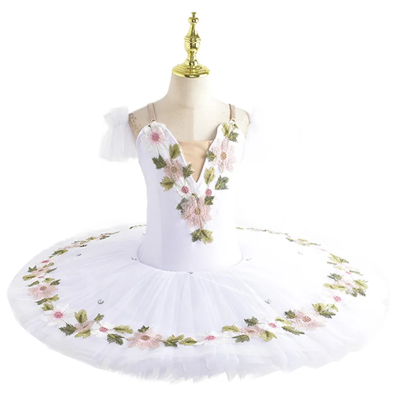 

New Ballet Tutu Skirt For Girls Professional Ballet Dress Adult Women Red Performance Costume Ballerina Leotard Dance Clothes