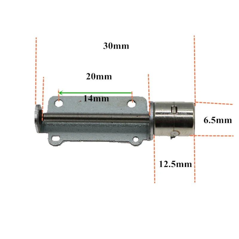 DC 3 V-5 V มินิ 6.5 มม.สกรู Stepper มอเตอร์ 2 เฟส 4 สาย Stepping Motor Linear สกรูสําหรับกล้องดิจิตอล