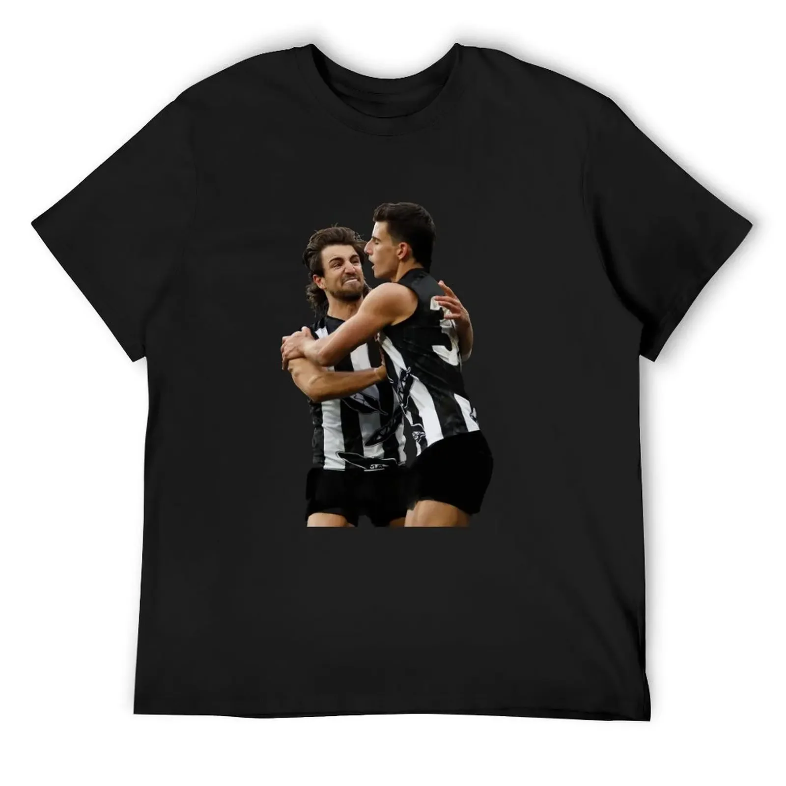 Daicos Brothers celebration of Nick kicked comeback goal T-Shirt blacks plus size clothes anime heavyweight t shirts for men