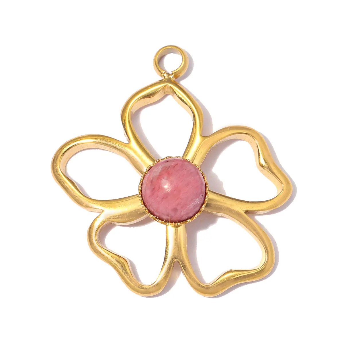 

3Pcs/Lot Stainless Steel Moon Charm Flower Tree Pendants For DIY Making Fashion Necklace Jewelry Accessory Wholesale