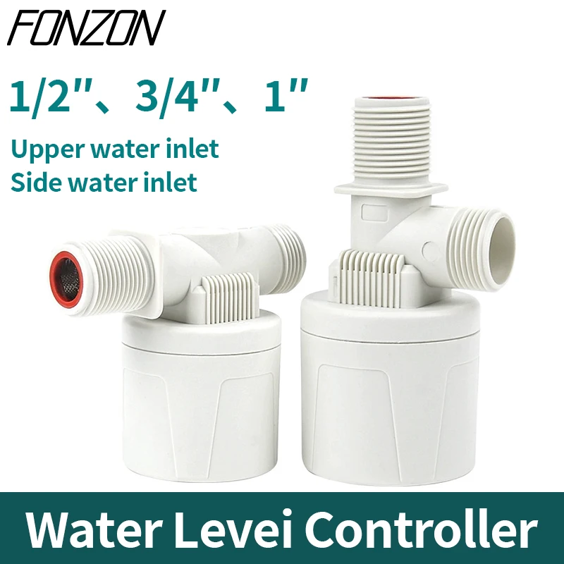 1/2'' 3/4'' 1''Automatic Float Water Level Control Valve Device Water-Saving Easy To Install Side/Top Feed for Water Tank Tower