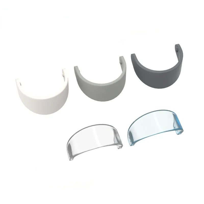 10Pcs MOC Parts 2447 35334 Headwear Accessory Visor For Standard Helmet Compatible Brick DIY Building Block Particle Kid Toy