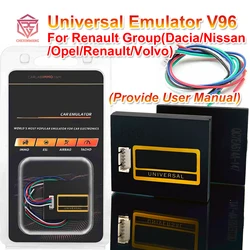 ÉLiban ateur de voiture universel Jumovies V96 Pro, antidémarrage, ESL, ELV, Airbag, Tacho, EDC17, EDC16, EDC15, EDC15VM, 2.x, EDCMS 6.3, groupe Renault