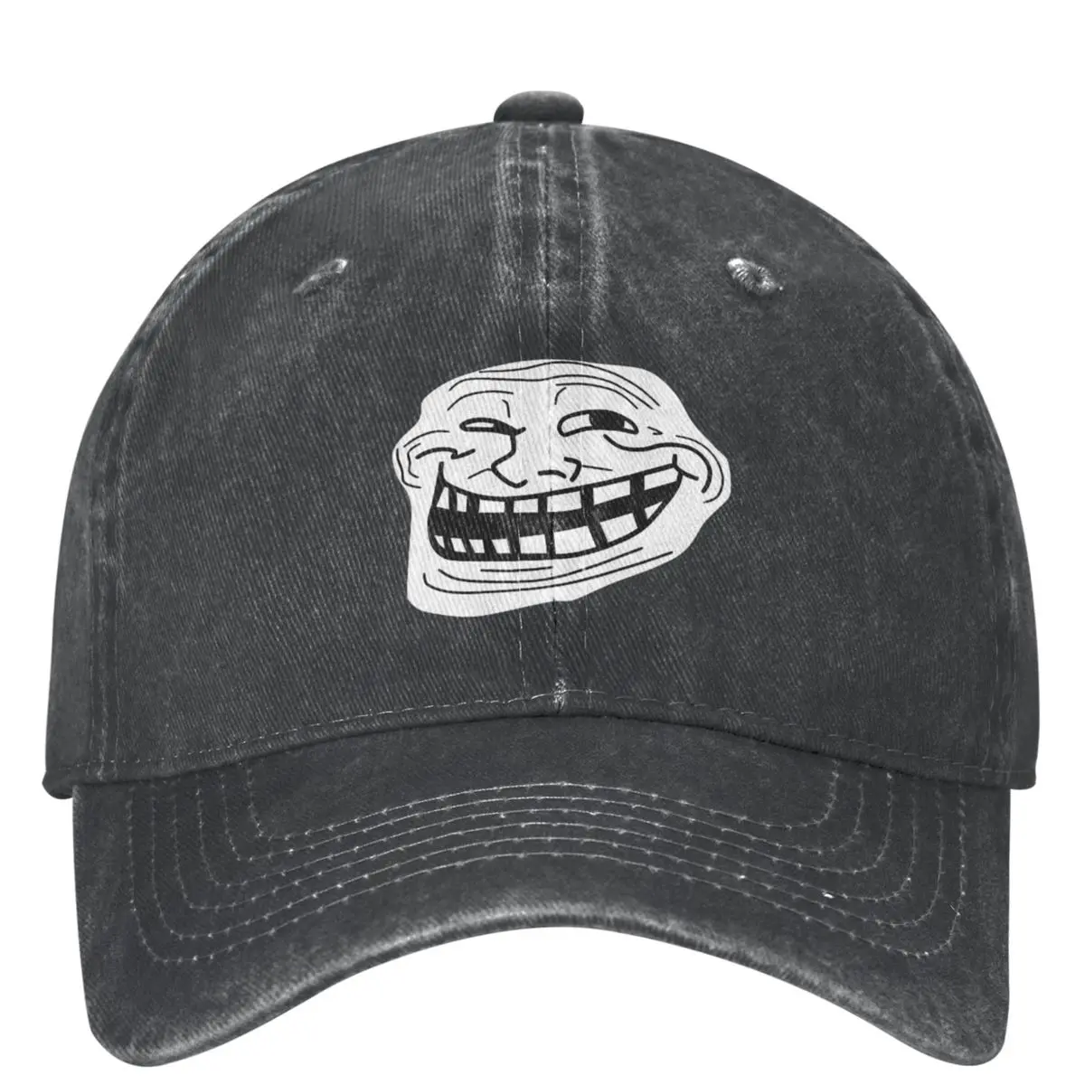 Rage Comic Trollfac Baseball Cap Funny Anime Men Adult Sun Visors Trucker Hat Summer Classic Kpop Rock Baseball Caps