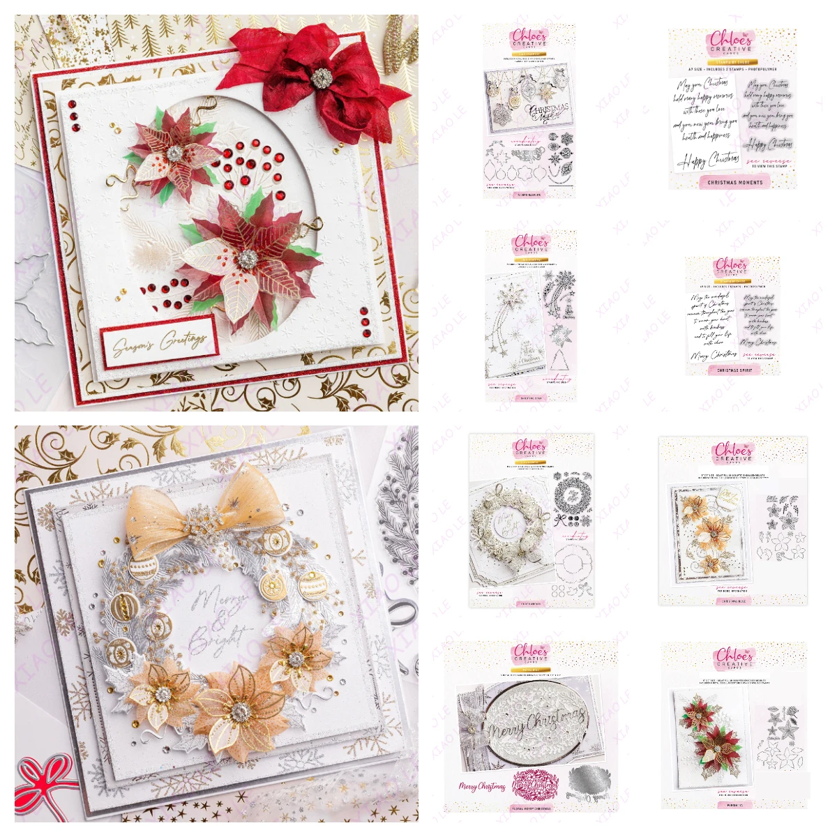 

New Christmas Moments Shooting Star Metal Cutting Dies and Clear Stamps for Diy Photo Album Handmade Paper Card Decoration Craft