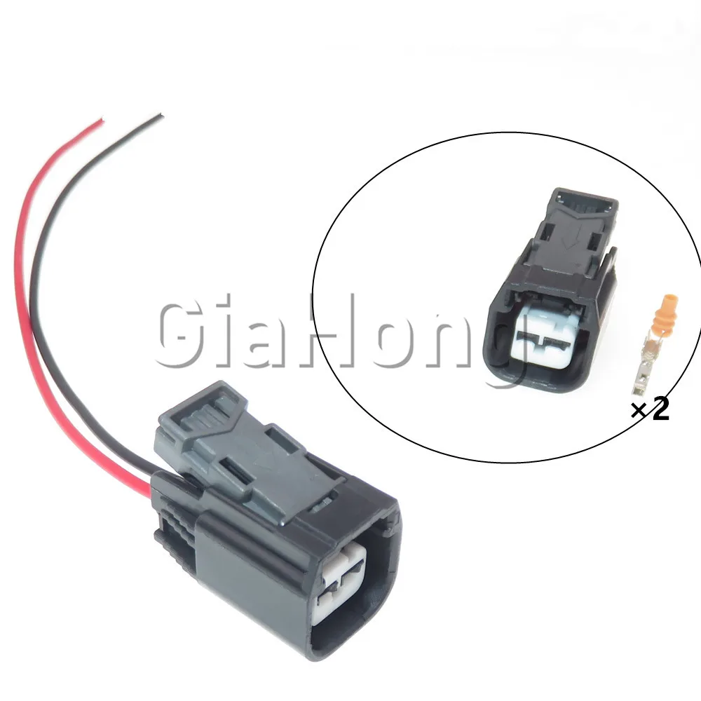 

1 Set 2 Ways 6189-7856 Automotive Waterproof Socket AC Assembly Engine Fuel Injector Connector For Hyundai Kia