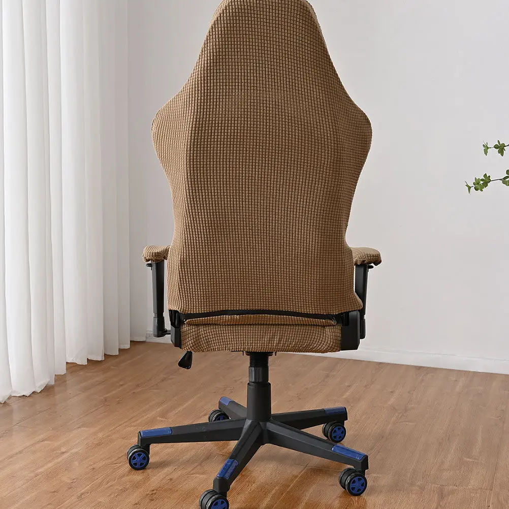 1Set Gaming Chair Cover Stretch Slipcover for Computer Office Chair Soft Comfortable Easy Install Remove Foldable Storage