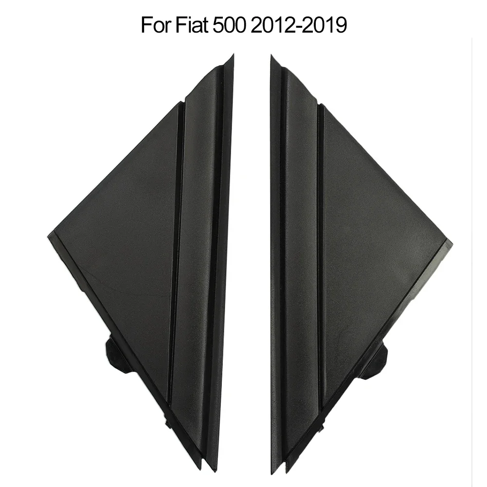 High Quality Triangle Trim Plate Accessory Replacement For FIAT For Fiat 500 2012-2019 Mirror Flag Cover 1SJ85KX7AA